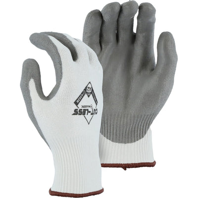 Majestic 35-1306 Cut-Less Korplex Glove with Polyurethane Palm, 13g, ANSI A2 (One Dozen)