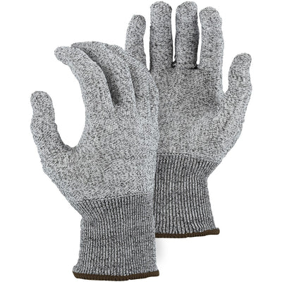 Majestic 35-2501 Cut-Less Korplex Glove with Sanitized Actifresh Coating, 13g, ANSI A5 (One Dozen)