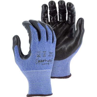 Majestic 35-7665 Cut-Less Korplex Glove with Foam Nitrile Palm, 18g, ANSI A6 (One Dozen)