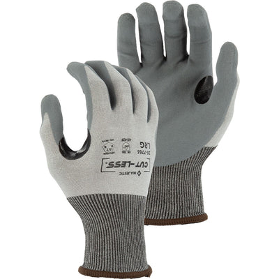 Majestic 35-7765 Cut-Less Korplex Glove with Foam Nitrile Palm, 18g, ANSI A7 (One Dozen)