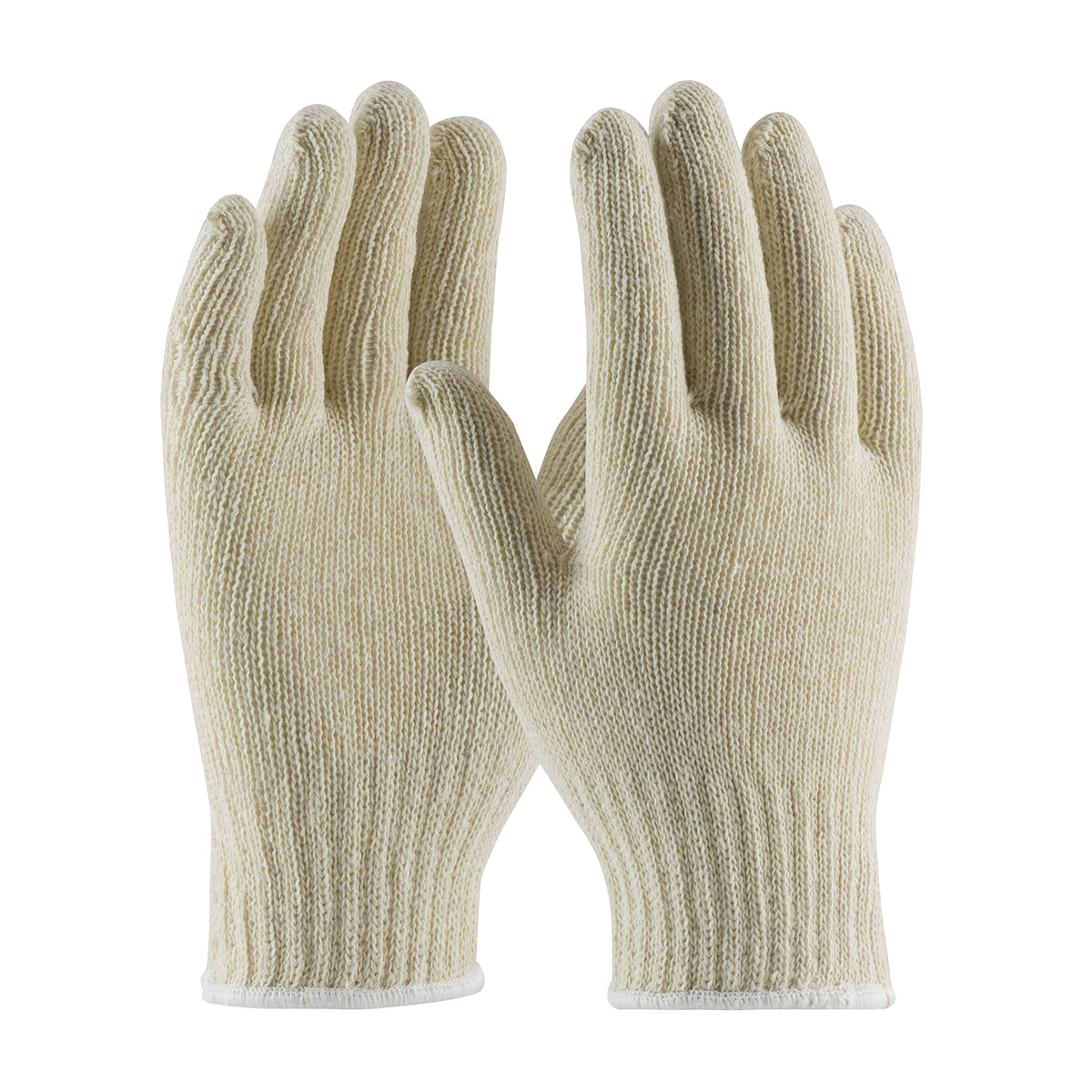 PIP 35-C104 Medium Weight Seamless Knit Cotton/Polyester Glove - Natural (One Dozen)