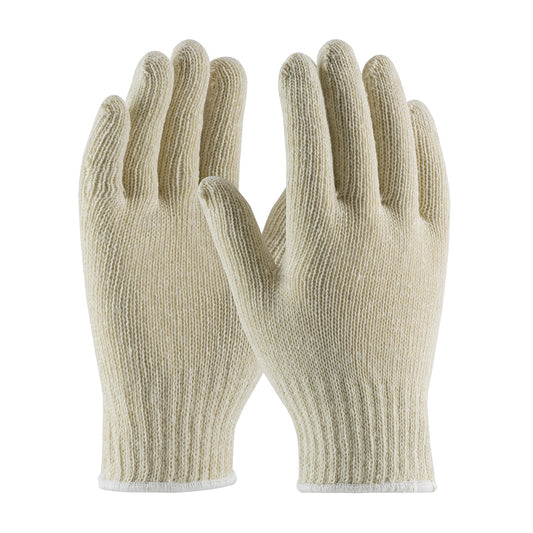 PIP 35-C104 Medium Weight Seamless Knit Cotton/Polyester Glove - Natural (One Dozen)