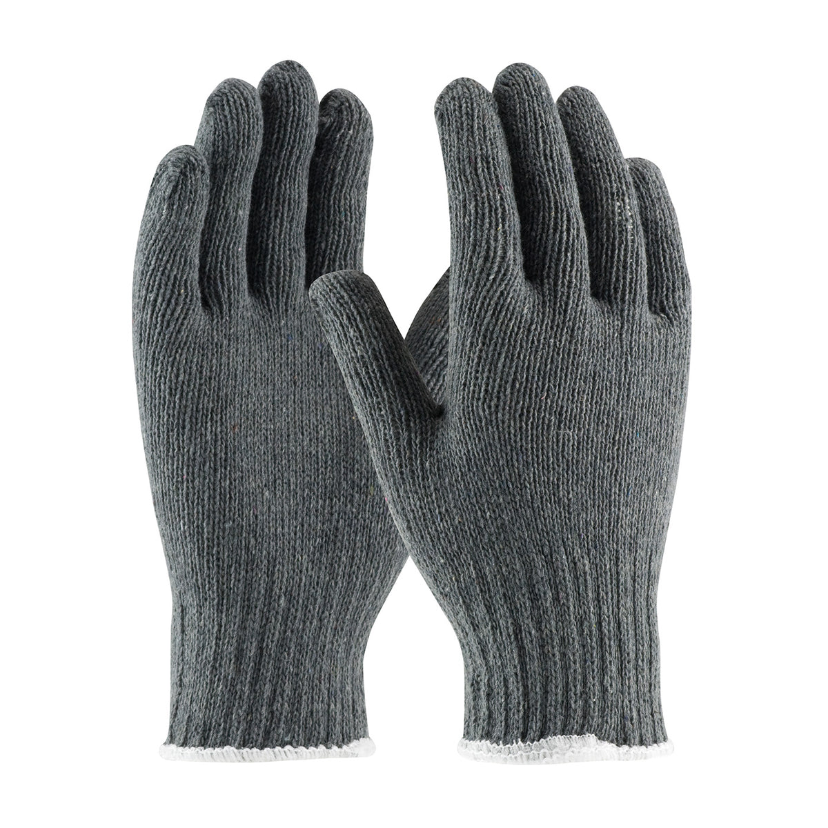 PIP 35-C500 Medium Weight Seamless Knit Cotton/Polyester Glove - Gray (One Dozen)