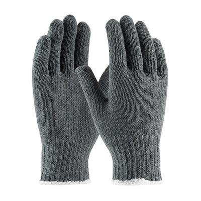 PIP 35-C500 Medium Weight Seamless Knit Cotton/Polyester Glove - Gray (One Dozen)