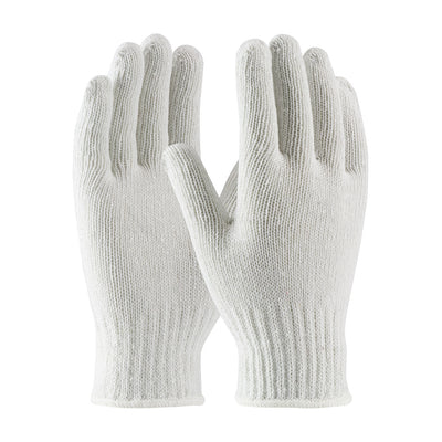 PIP 35-CB110 Medium Weight Seamless Knit Cotton/Polyester Glove - White (One Dozen)