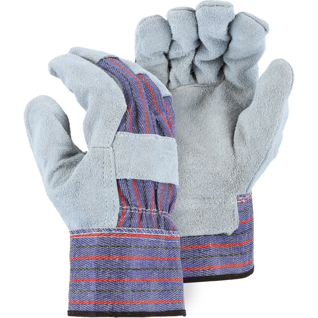 Majestic 3501C Split Cowhide Leather Palm Work Glove (One Dozen)