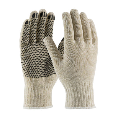 PIP 36-110PD Regular Weight Seamless Knit Cotton/Polyester Glove with PVC Dotted Grip (One Dozen)
