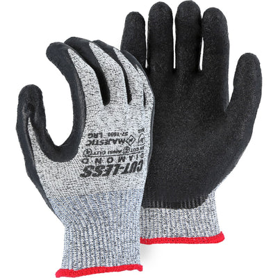 Majestic 37-1550 Cut-Less Dyneema Glove with Latex Palm, 13g, ANSI A4 (One Dozen)