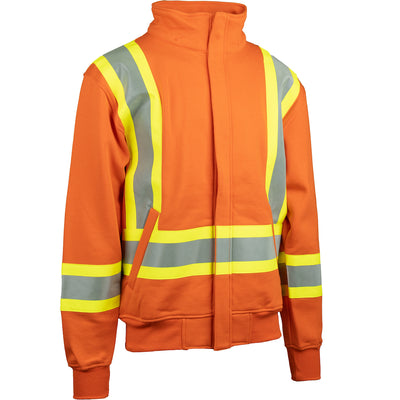 PIP 385-1226FR AR/FR Fleece Zip Hoodie with X backed tape