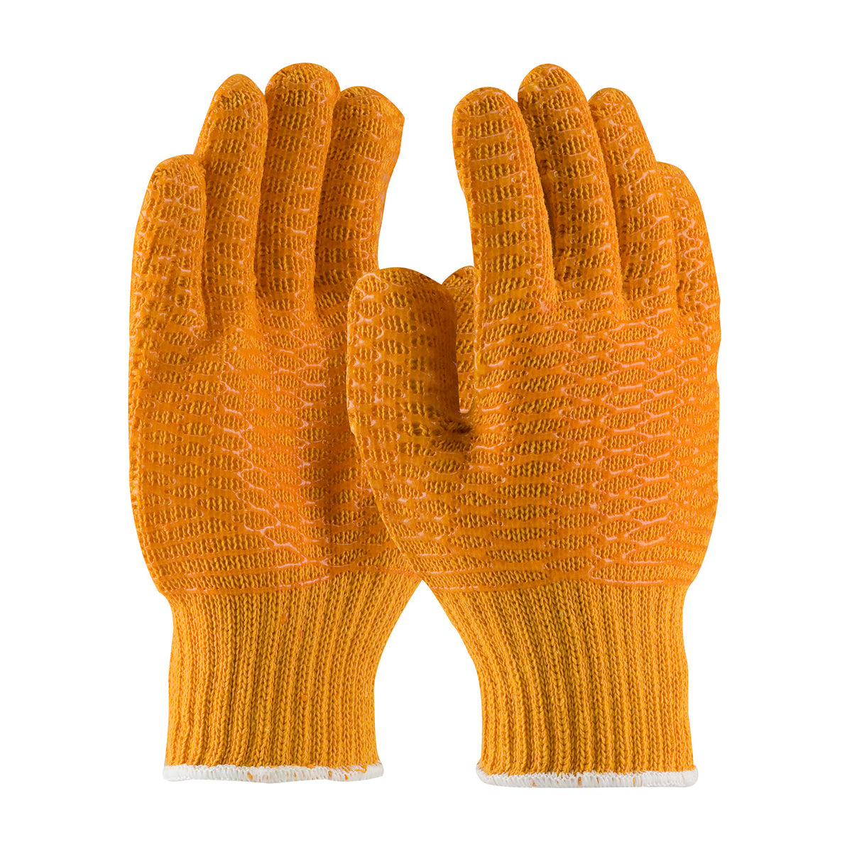PIP 39-3013 Seamless Knit Polyester Glove with Double-Sided PVC Honeycomb Criss-Cross Grip - Knit Wr