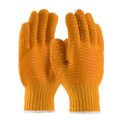 PIP 39-3013 Seamless Knit Polyester Glove with Double-Sided PVC Honeycomb Criss-Cross Grip - Knit Wr