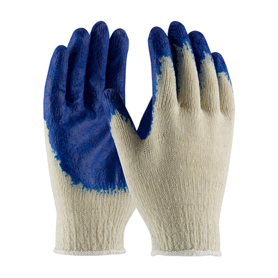 PIP 39-C120 Economy Weight Seamless Knit Cotton/Polyester Glove with Latex Coated Smooth Grip on Pal