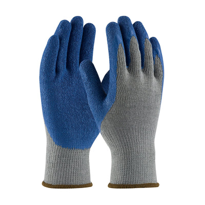 G-Tek 39-C1305 Regular Weight Seamless Knit Polyester/Cotton Glove with Latex Coated Crinkle Grip on