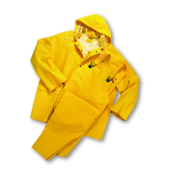 a flame resistant PVC rain suit from West Chester brand
