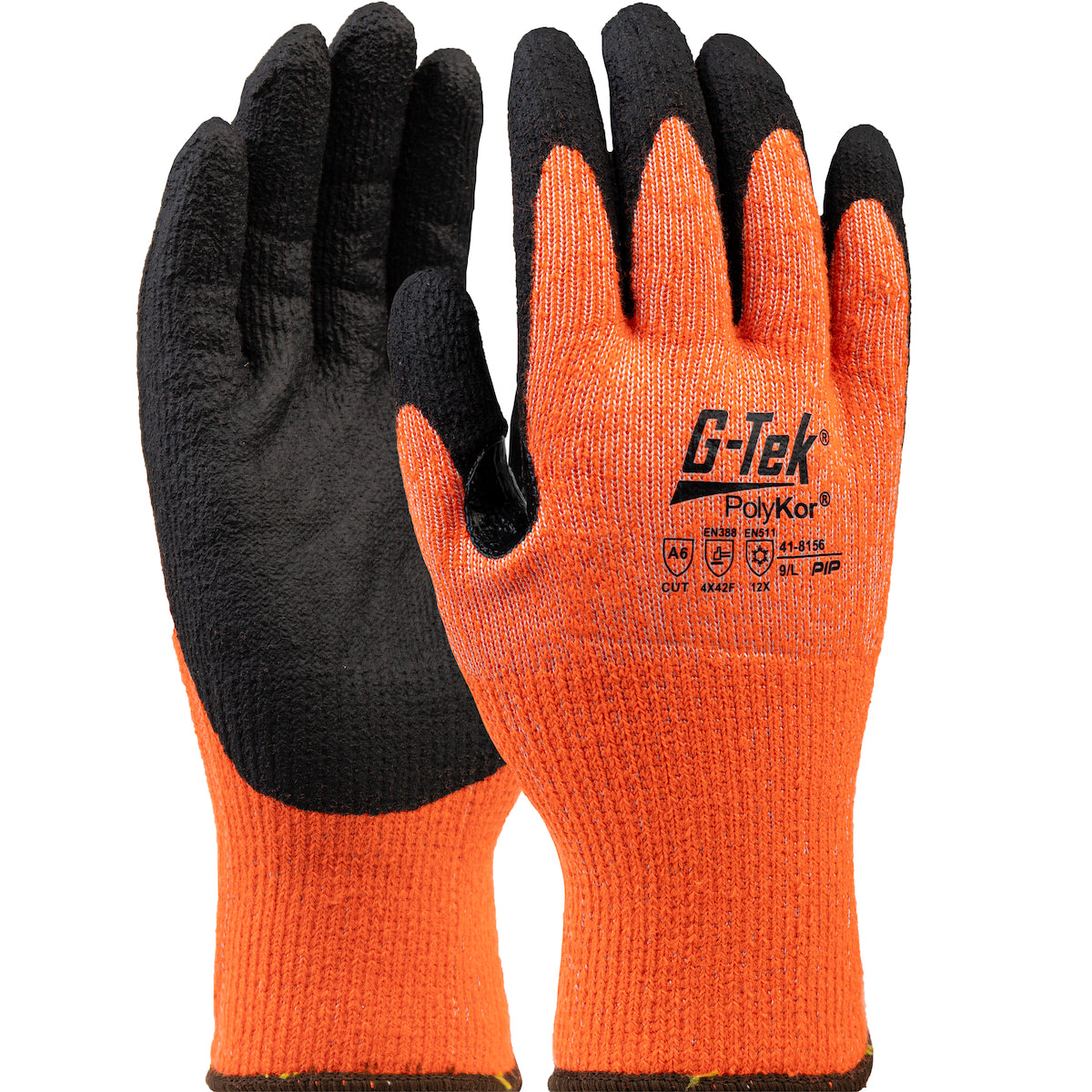 G-Tek 41-8156 Seamless Knit Single-Layer PolyKor® / Acrylic Blended Glove with Foam Nitrile Coated G