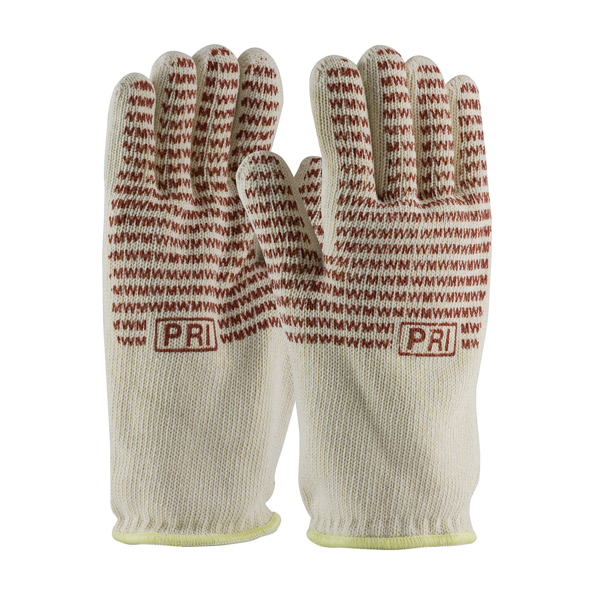 PIP 43-802 Double-Layered Cotton Seamless Knit Hot Mill Glove with Double-Sided EverGrip™ Nitrile Co