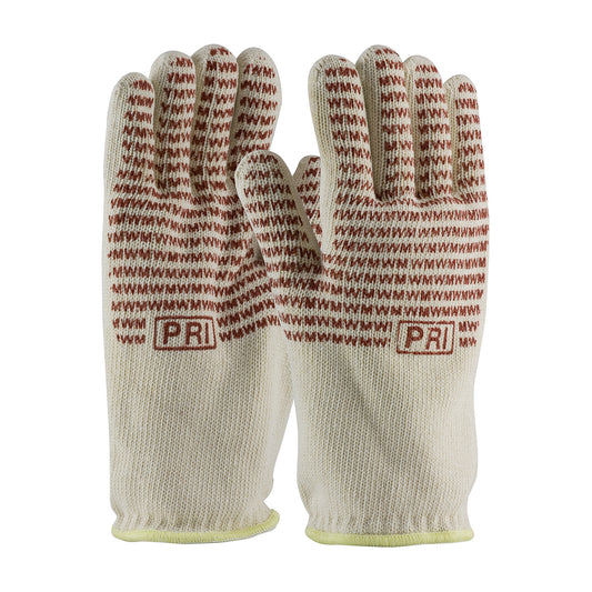 PIP 43-802 Double-Layered Cotton Seamless Knit Hot Mill Glove with Double-Sided EverGrip™ Nitrile Co