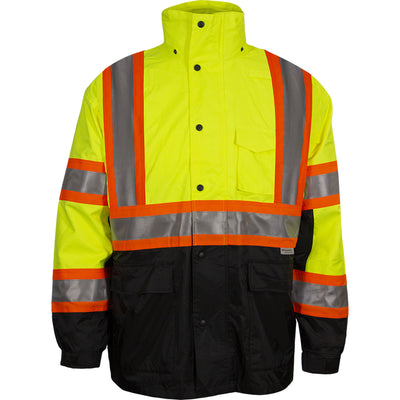 Reflective Apparel 431CS ANSI Type R Class 3 Waterproof 3-Seasons Parka - Outer Shell