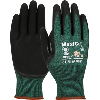 ATG 44-304 Seamless Knit A2 Engineered Yarn Glove with Nitrile Coated MicroFoam Grip on Palm & Finge