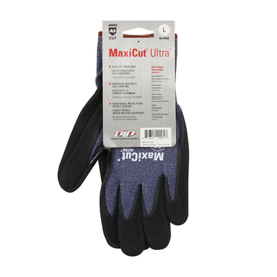 ATG 44-3745T Seamless Knit A3 Engineered Yarn Glove with Premium Nitrile Coated MicroFoam Grip on Pa