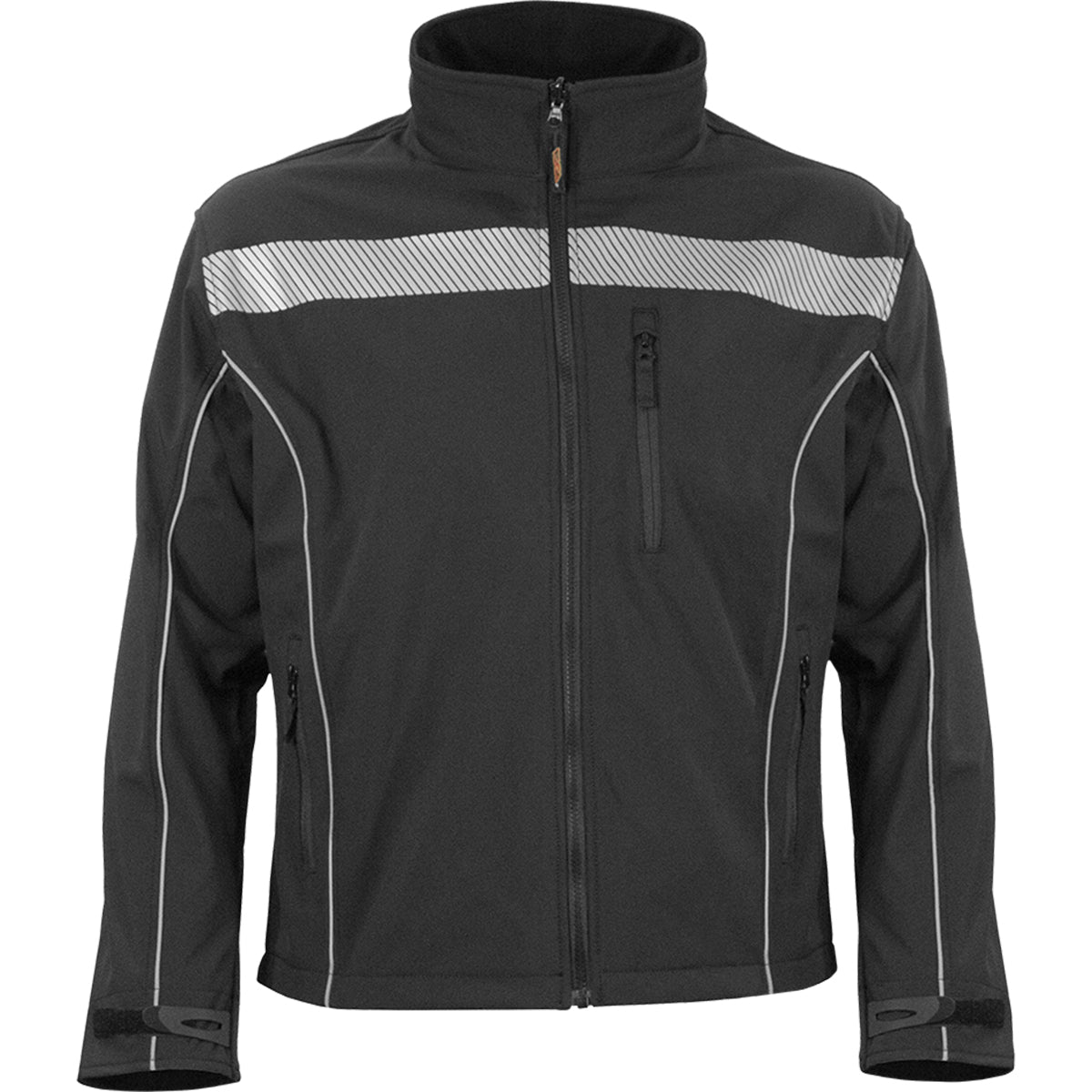 Reflective Apparel 451CT Non-ANSI Soft Shell Jacket with Brushed Fleece Lining