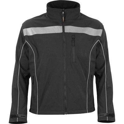 Reflective Apparel 451CT Non-ANSI Soft Shell Jacket with Brushed Fleece Lining