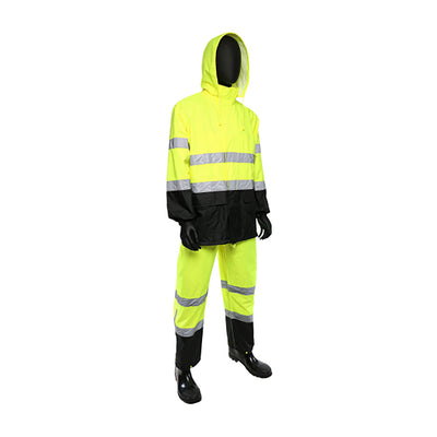 West Chester 4530SE ANSI Class 3 Hi-Vis Rain Suit Limited Flammability (Pack of 1)