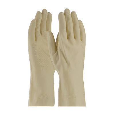 Assurance 47-L171N Unsupported Latex Canner, Unlined with Raised Diamond Grip - 18 MIl (One Dozen)