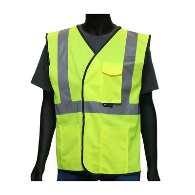 West Chester 47203 Hi-Viz Economy Safety Vest - Solid (Class 2) (Pack of 1)