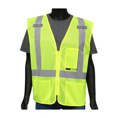 West Chester 47209 Hi-Viz Classic Safety Vest - Mesh (Class 2) (Pack of 1)