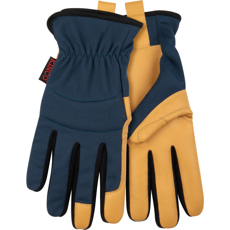 Kinco 2019B KincoPro™ Breathable Light-Duty Blue Synthetic Leather Palm