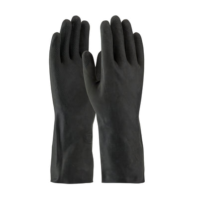 Assurance 48-L300K Unsupported Latex, Industrial Flock Lined with Raised Diamond Grip - 28 Mil (One 