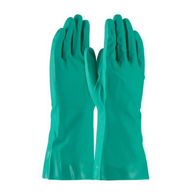 Assurance 50-N150G Unsupported Nitrile, Flock Lined with Raised Diamond Grip - 15 Mil (One Dozen)