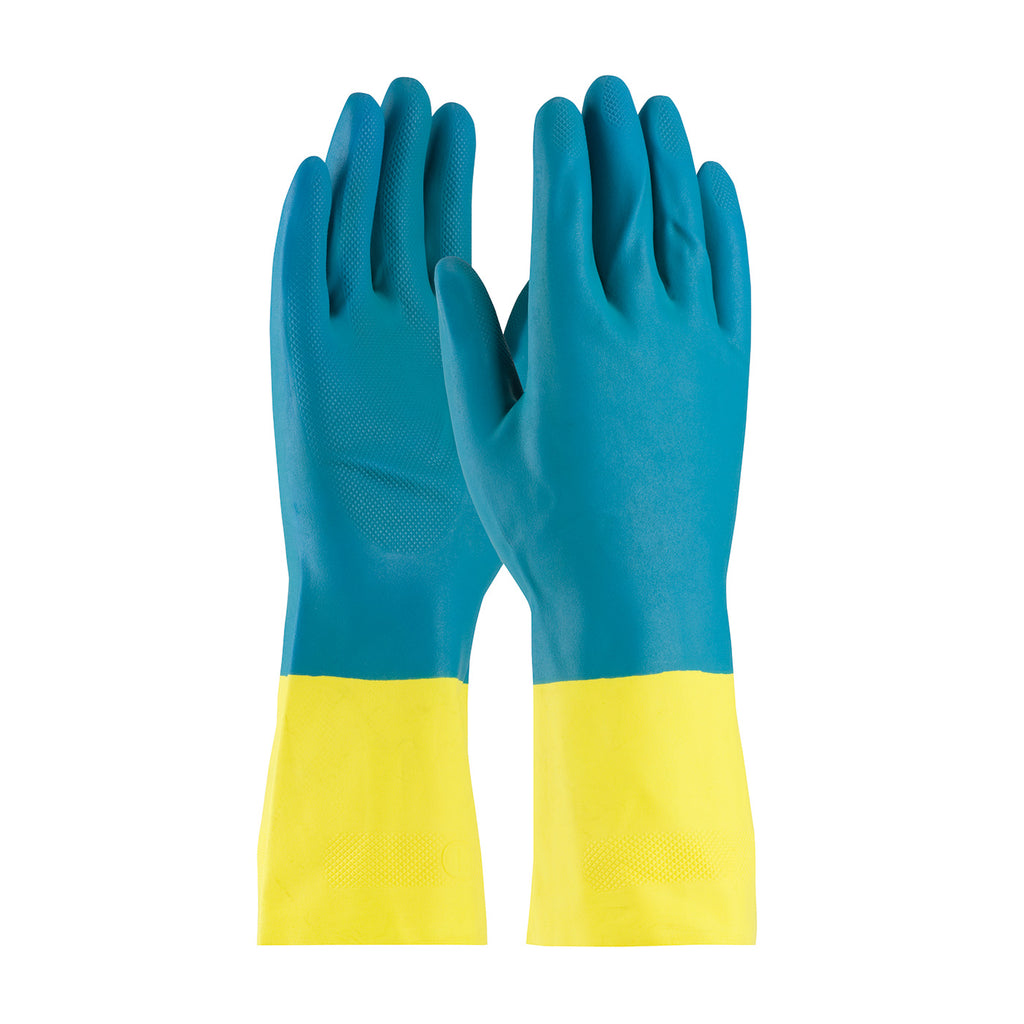 PIP 52-3670 Assurance Unsupported Neoprene/Latex, Flock Lined with Raised Diamond Grip - 28 Mil (One Dozen)