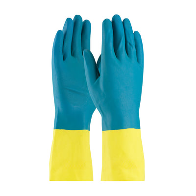 PIP 52-3670 Assurance Unsupported Neoprene/Latex, Flock Lined with Raised Diamond Grip - 28 Mil (One Dozen)