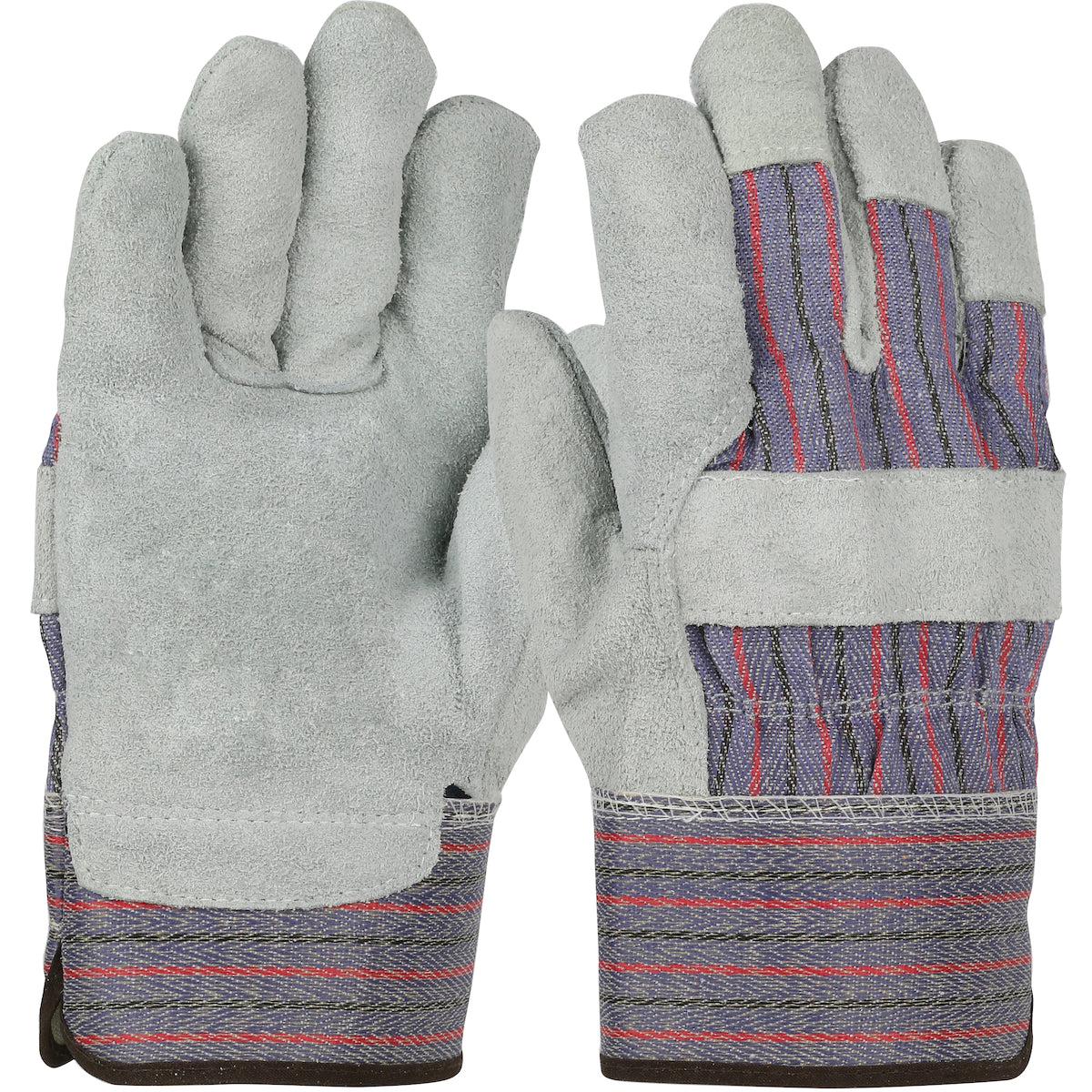 West Chester 558 Standard Split Cowhide Palm Rubberized Cuff Gloves (One Dozen)