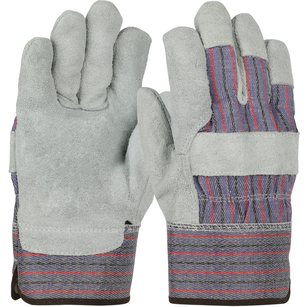 West Chester 558 Standard Split Cowhide Palm Rubberized Cuff Gloves (One Dozen)
