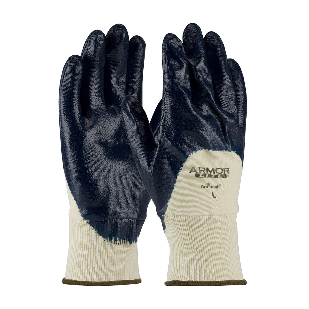 PIP 56-3170 ArmorLite Nitrile Dipped Interlock Liner Textured Finish Safety Glove(One Dozen)