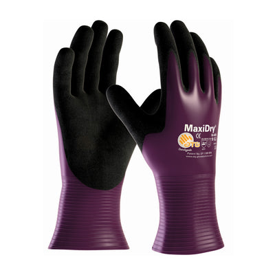 ATG 56-426 Lightweight Nitrile Glove with Seamless Knit Nylon Liner and Non-Slip MicroFoam Grip on P