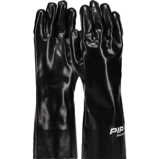 PIP 58-8040 Premium PVC Dipped Glove with Interlock Liner and Smooth Finish - 14" Length (One Dozen)