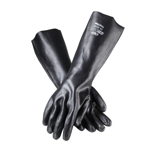 PIP 58-8060 Premium PVC Dipped Glove with Interlock Liner and Smooth Finish - 18" Length (One Dozen)