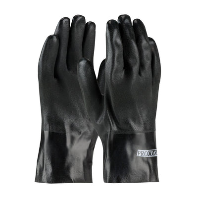 PIP 58-8120DD Premium PVC Dipped Glove with Interlock Liner and Rough Sandy Finish - 10