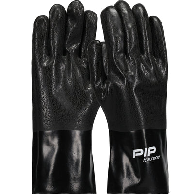 PIP 58-8130DD Premium PVC Dipped Glove with Interlock Liner and Rough Sandy Finish - 12