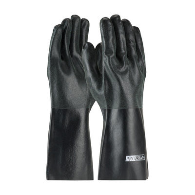 PIP 58-8140DD Premium PVC Dipped Glove with Interlock Liner and Rough Sandy Finish - 14