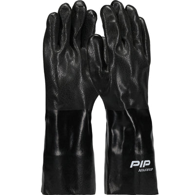 PIP 58-8240DD Premium PVC Dipped Glove with Jersey Liner and Rough Sandy Finish - 14