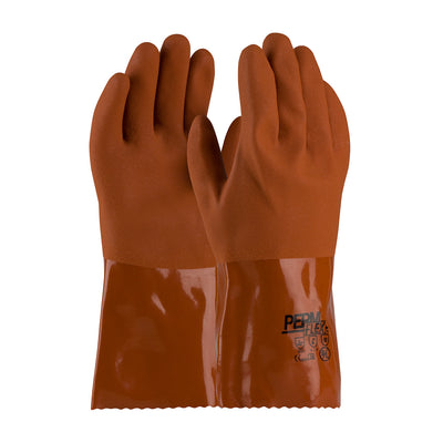 PIP 58-8651 Cold Resistant PVC Glove with Seamless Liner and Rough Coating - 12