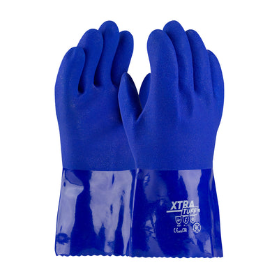 PIP 58-8656 Oil Resistant PVC Glove with Seamless Liner and Rough Coating - 12
