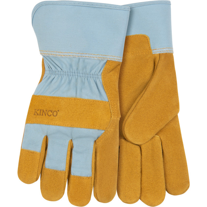 Kinco 1412WB Kids' Kids' Suede Pigskin Palm with Safety Cuff, Kids' Medium (Available Spring 2026)