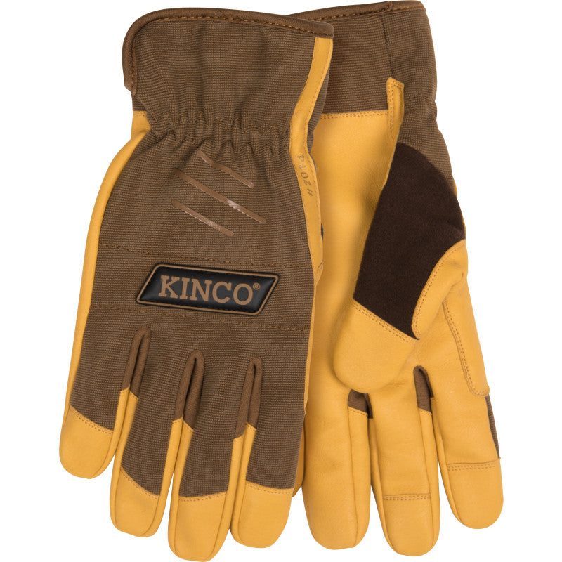 Kinco 2014 Kids' Kids' KincoPro™ Brown Synthetic Leather Palm