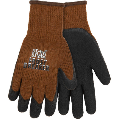 Kinco 1787 Kids' Kids' Frost Breaker® Brown Thermal Knit Shell & Foam Latex Palm